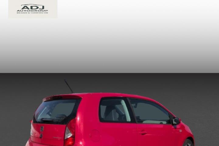 Rød Seat Mii fra 2013