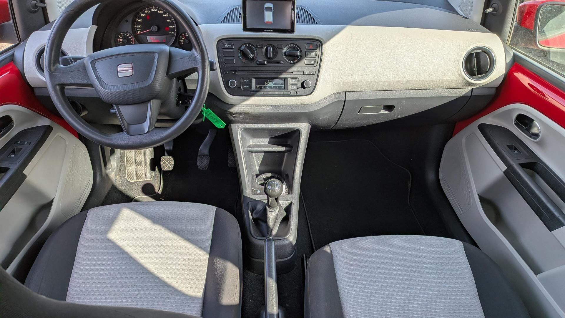Rød Seat Mii fra 2013