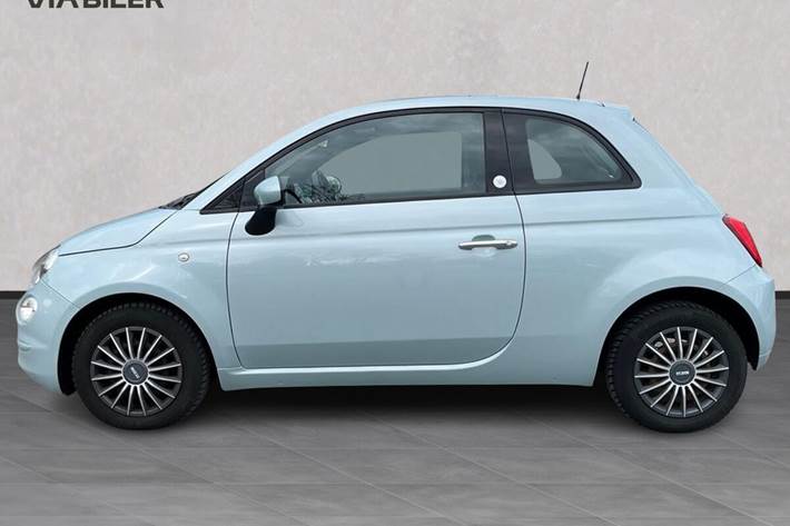 Grøn Fiat 500 fra 2020