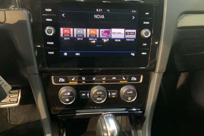 Sort VW Golf VII fra 2019