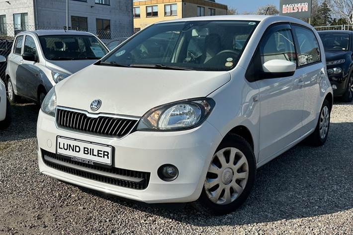 Hvid Skoda Citigo fra 2014