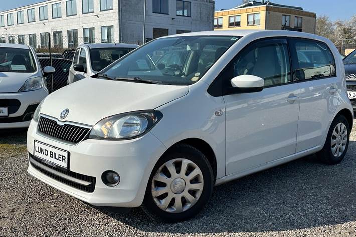 Hvid Skoda Citigo fra 2014