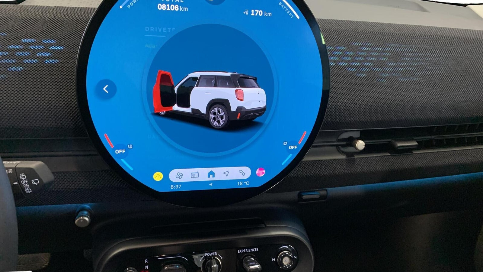 Hvid Mini Aceman E fra 2025