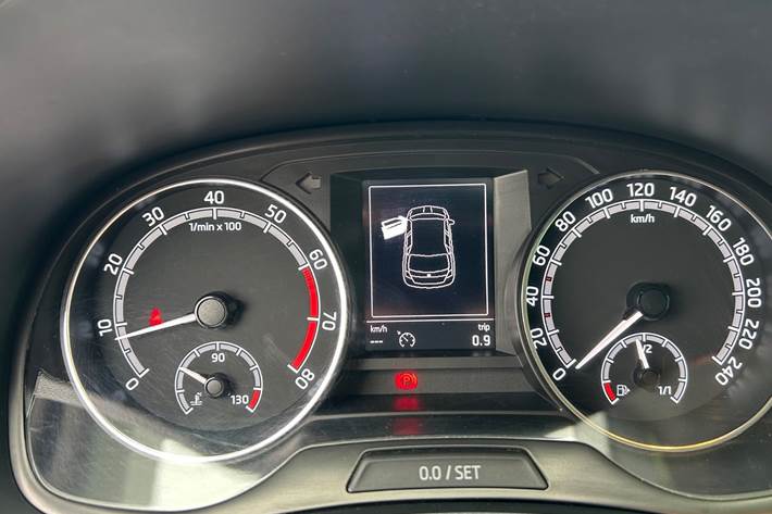 Hvid Skoda Fabia fra 2019