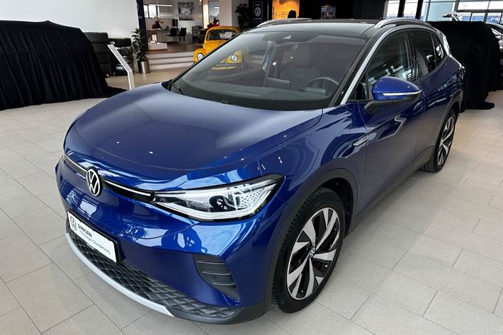 Blå VW ID.4 fra 2022