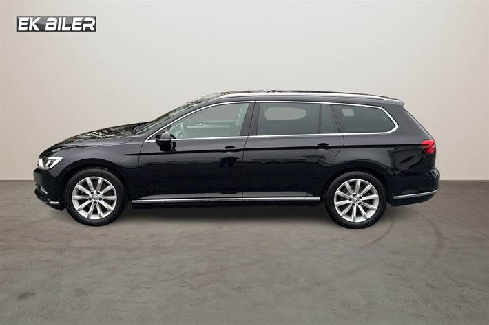 Sort VW Passat fra 2018