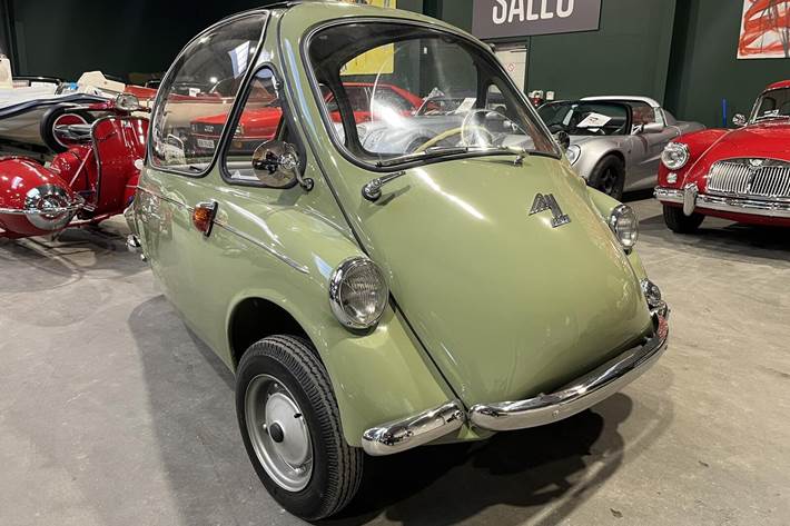 Grøn Heinkel 150 fra 1956