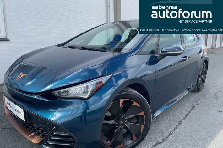 Blå Cupra Born fra 2023