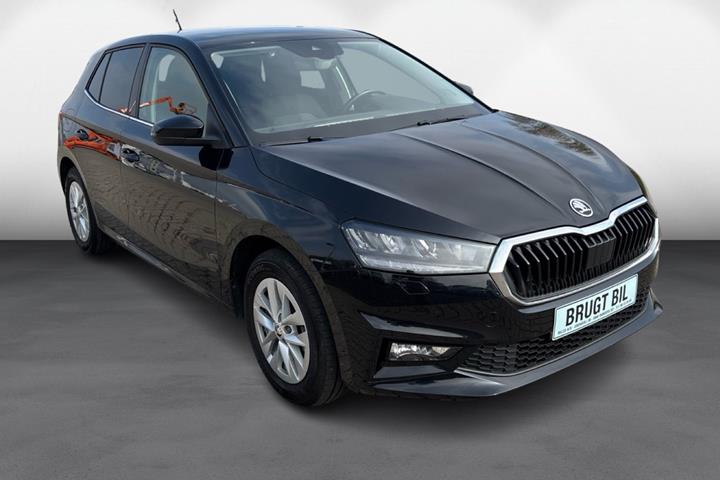 Sort Skoda Fabia fra 2023