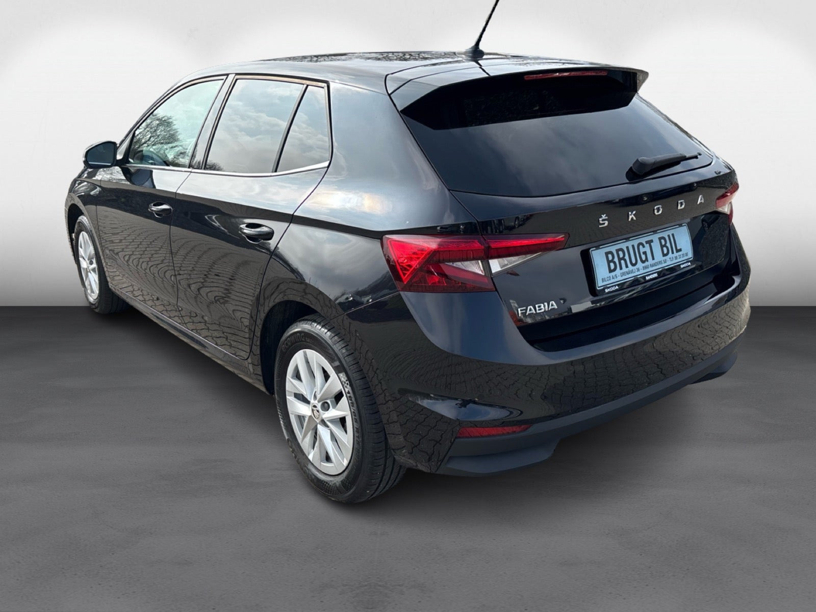 Sort Skoda Fabia fra 2023