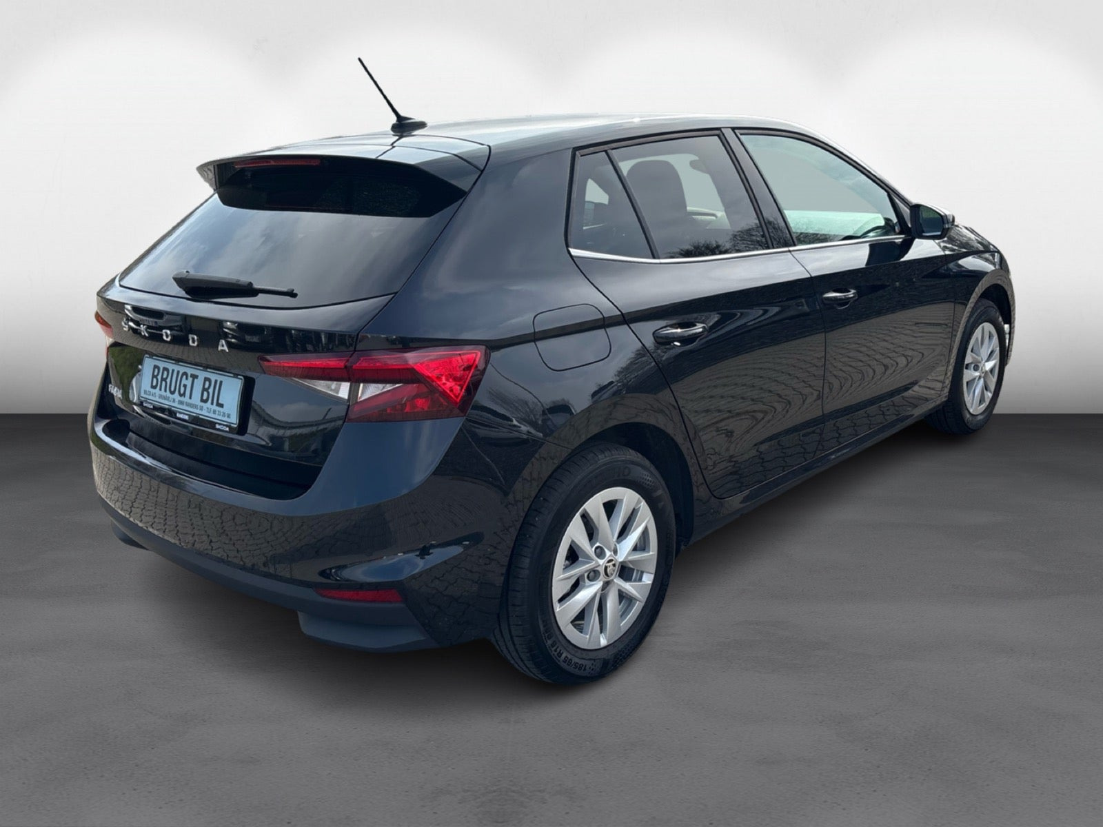 Sort Skoda Fabia fra 2023