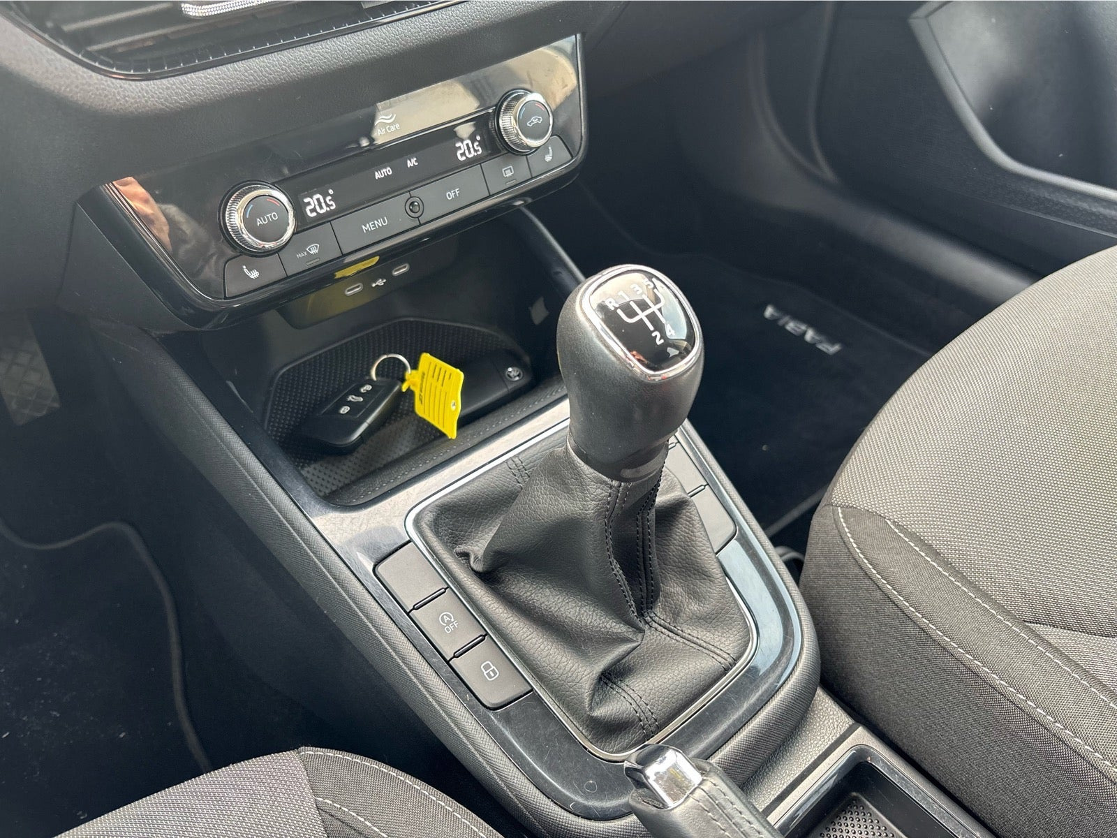 Sort Skoda Fabia fra 2023