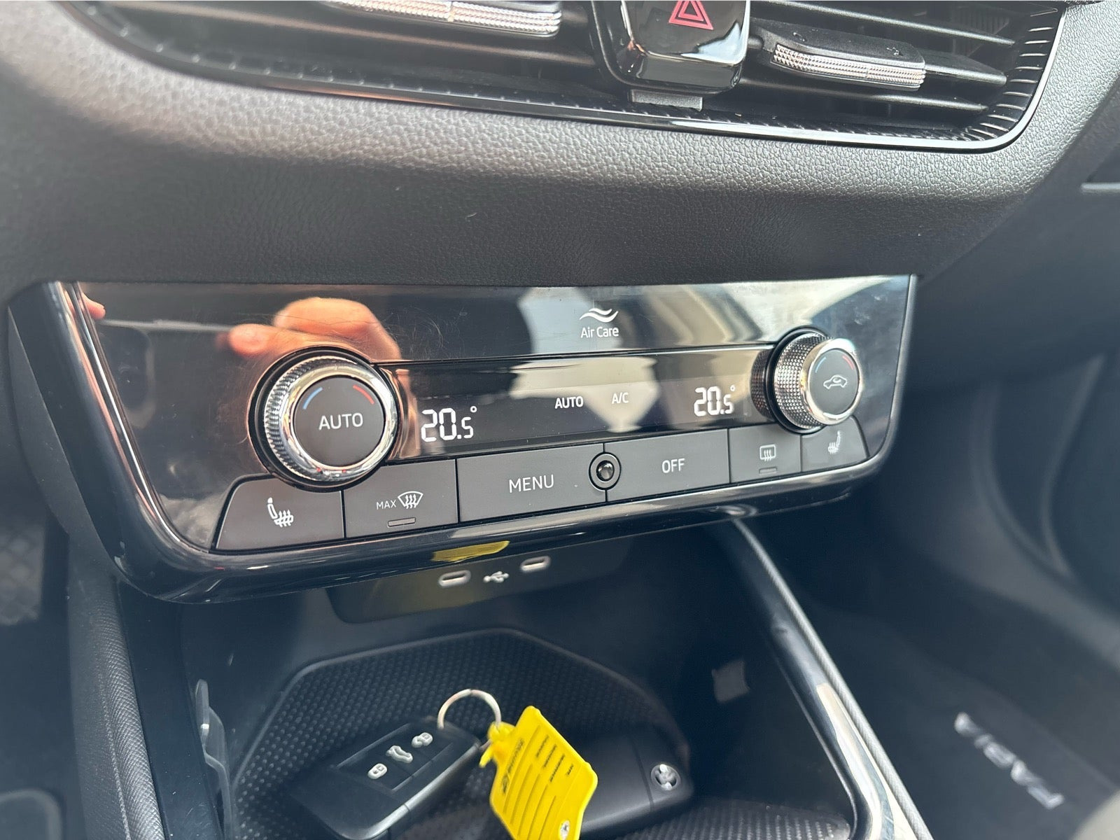 Sort Skoda Fabia fra 2023