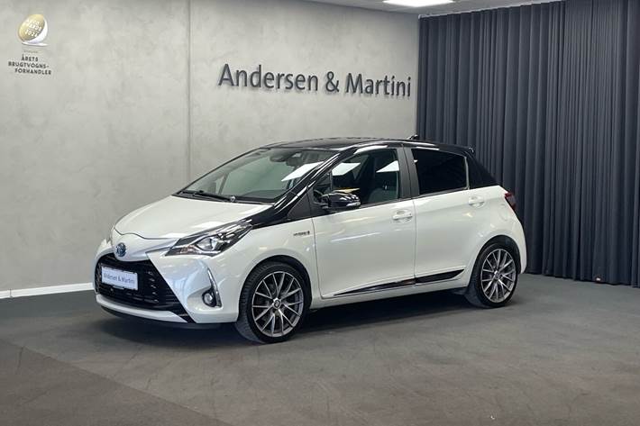 Hvid Toyota Yaris fra 2018