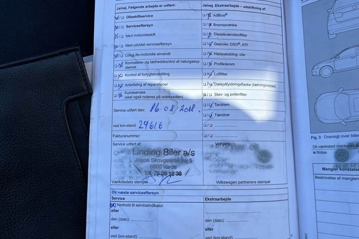 Sort VW Golf Sportsvan fra 2016