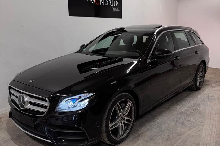 Sort Mercedes E400 fra 2017