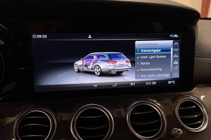Sort Mercedes E400 fra 2017