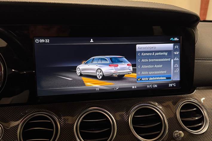 Sort Mercedes E400 fra 2017