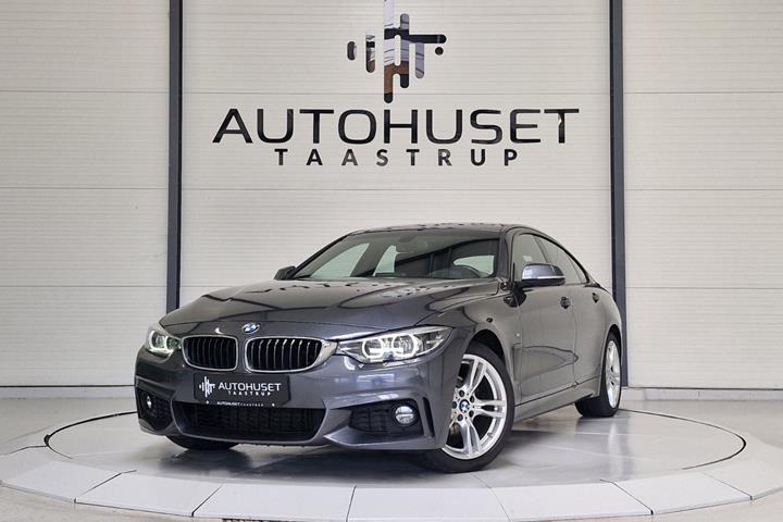 Grå BMW 420i fra 2019 set udefra