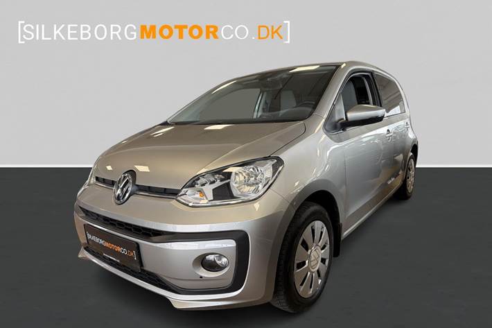 Grå VW UP! fra 2022 set udefra