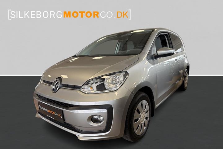 Grå VW UP! fra 2022 set udefra