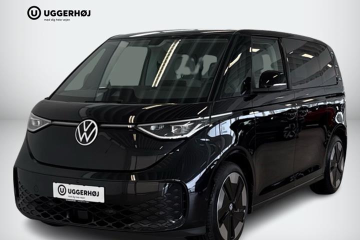 Sort VW ID.Buzz fra 2024 set udefra