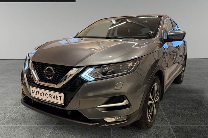 Grå Nissan Qashqai fra 2019 set udefra