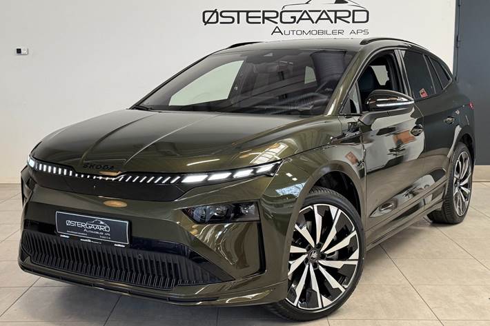 Grøn Skoda Enyaq fra 2026