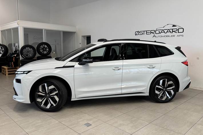 Hvid Skoda Enyaq fra 2026