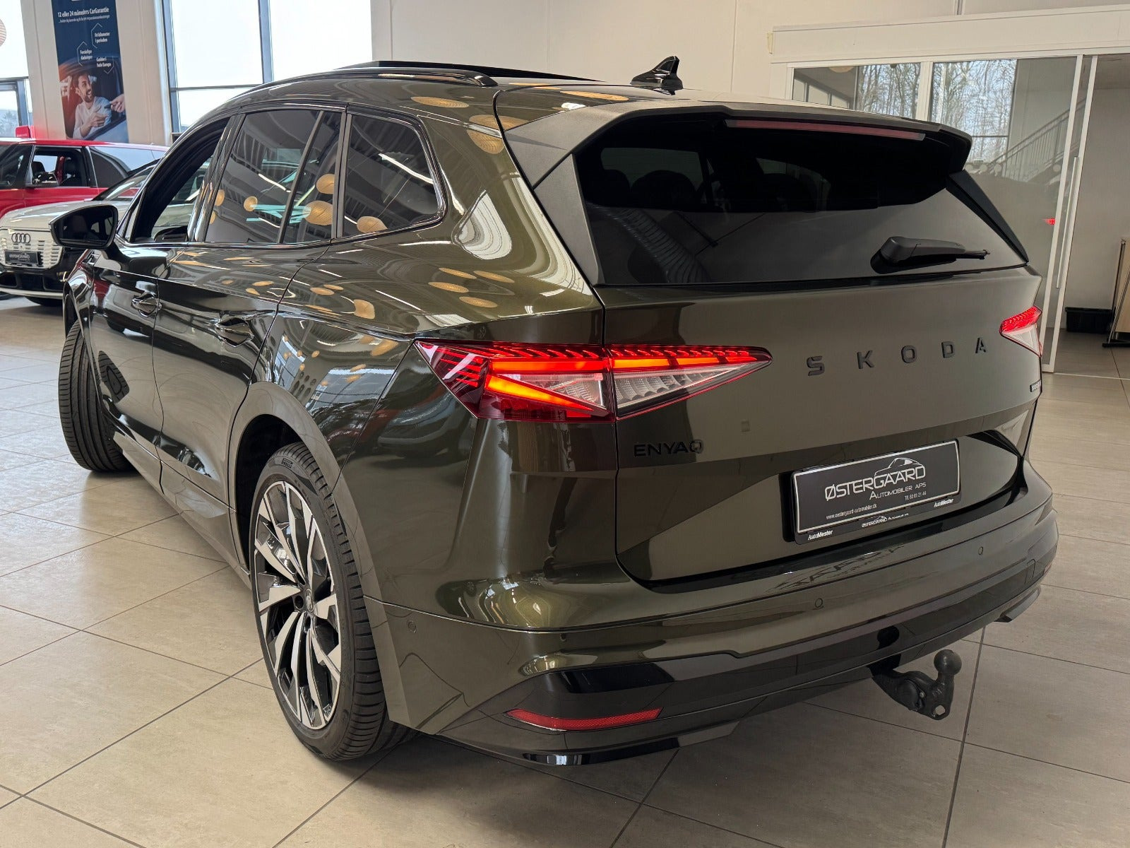 Grøn Skoda Enyaq fra 2026