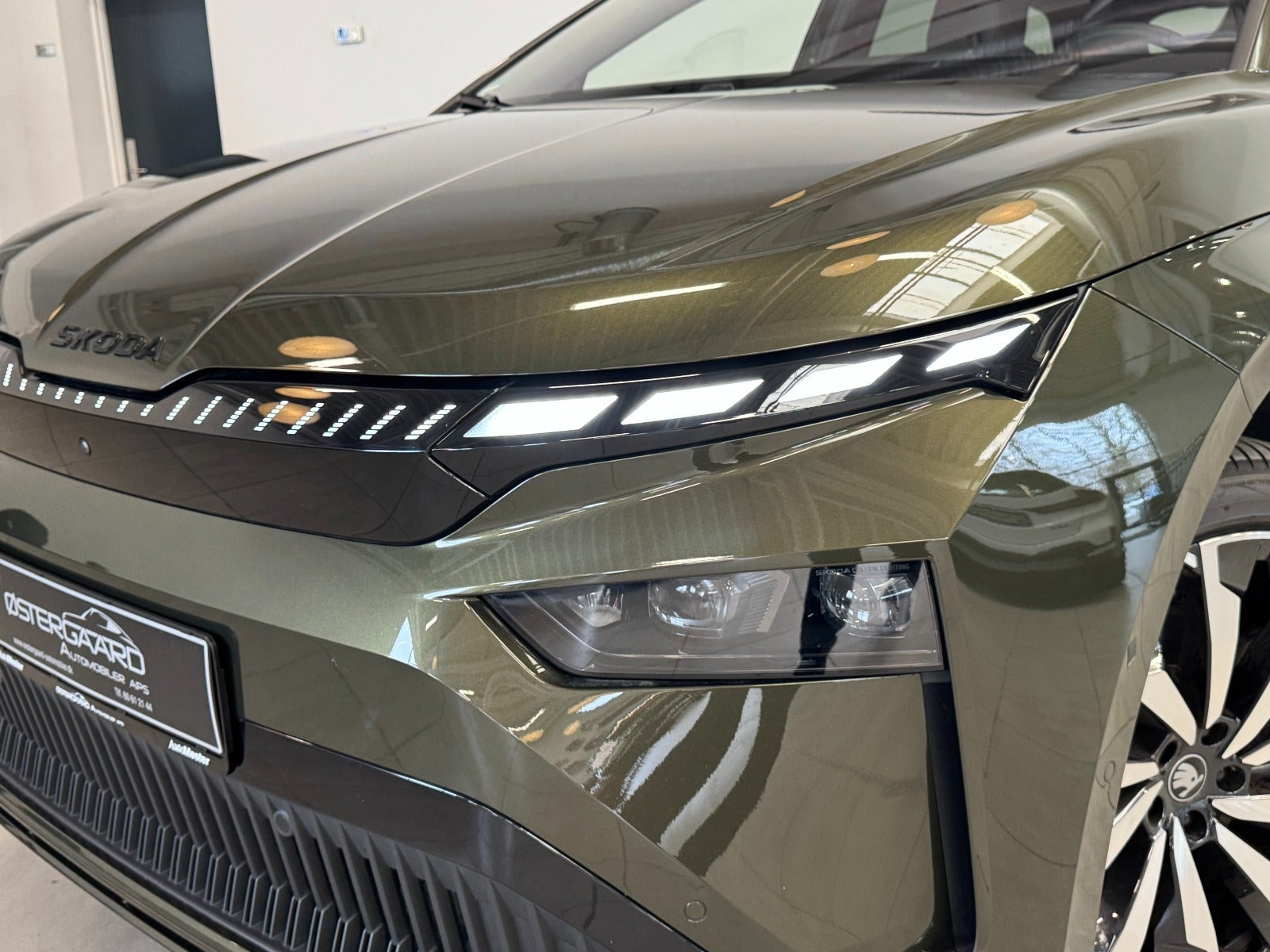 Grøn Skoda Enyaq fra 2026