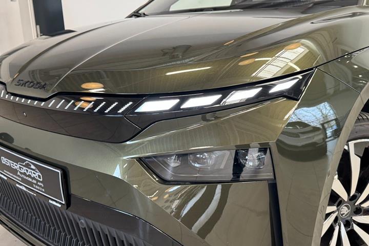 Grøn Skoda Enyaq fra 2026