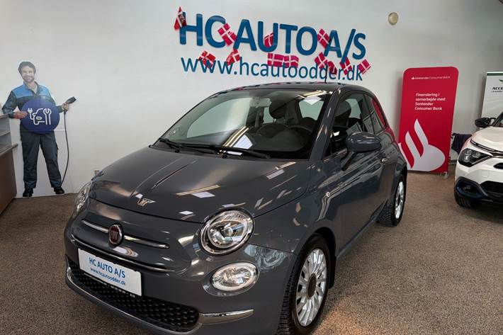 Sort Fiat 500C fra 2015