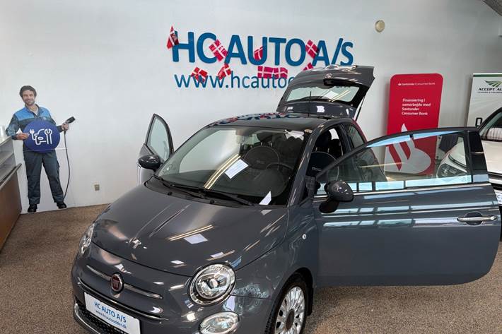 Sort Fiat 500C fra 2015