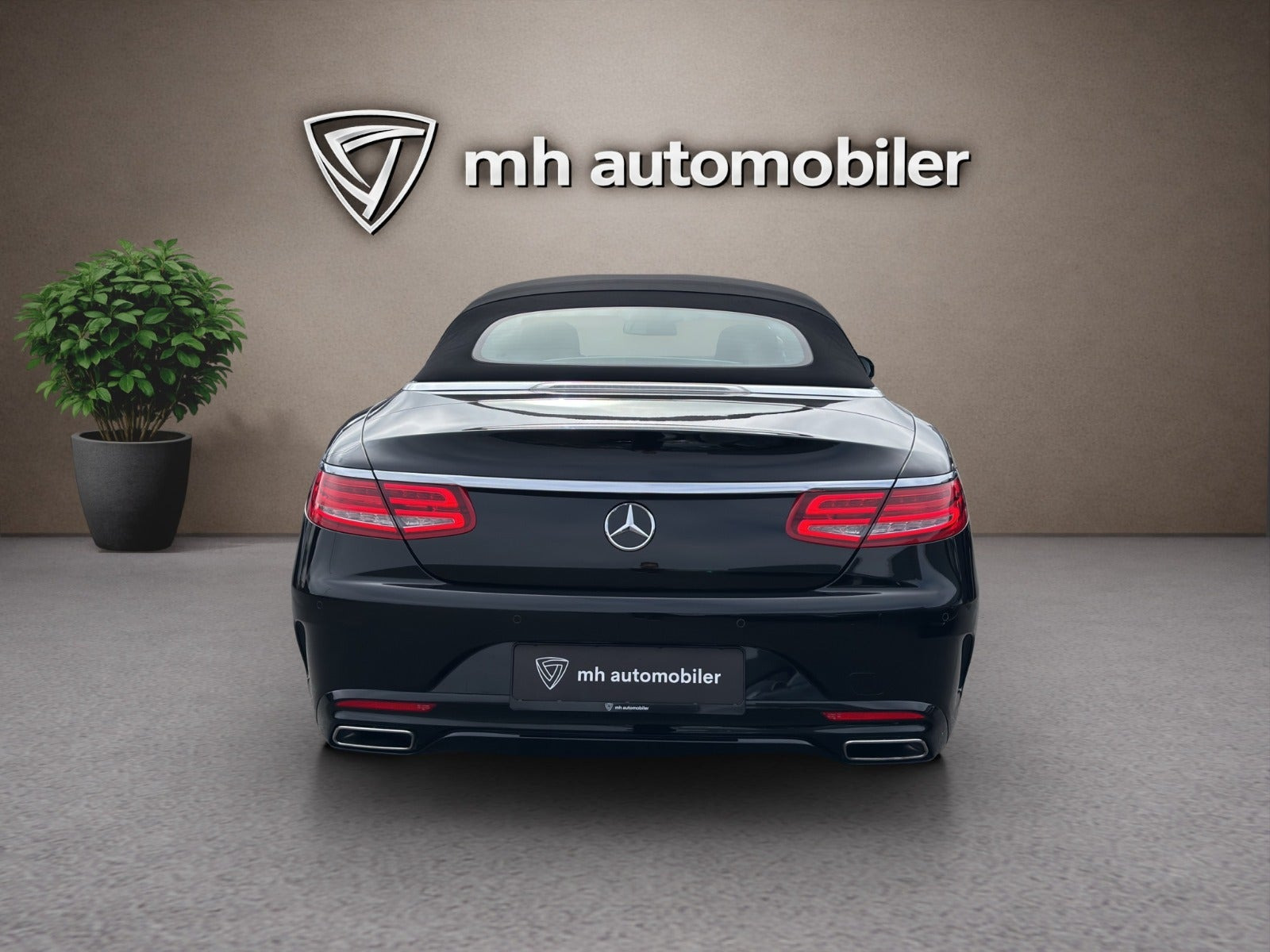 Sort Mercedes S500 fra 2016