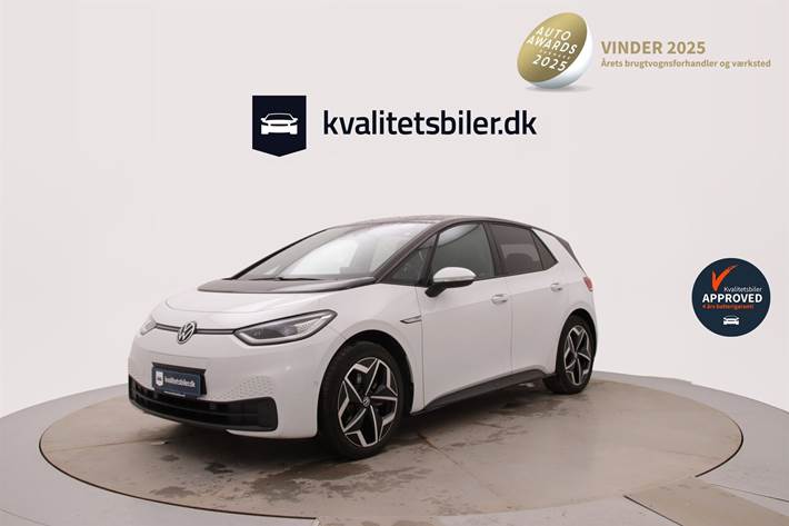 Hvid VW ID.3 fra 2022