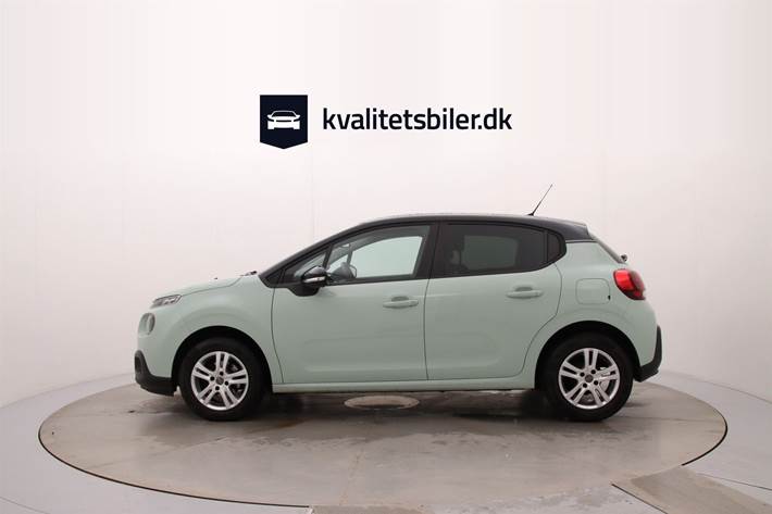 Grøn Citroën C3 fra 2017