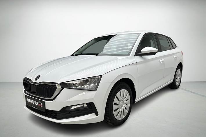 Hvid Skoda Scala fra 2021
