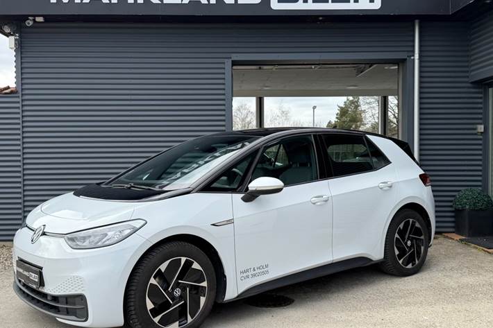 Hvid VW ID.3 fra 2021