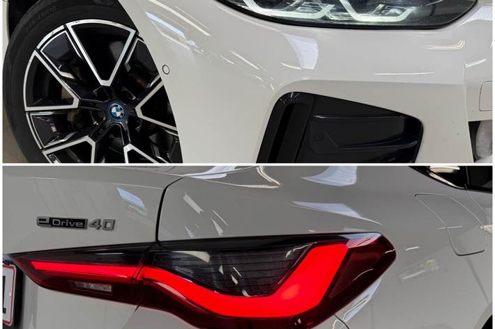 Hvid BMW i4 fra 2022