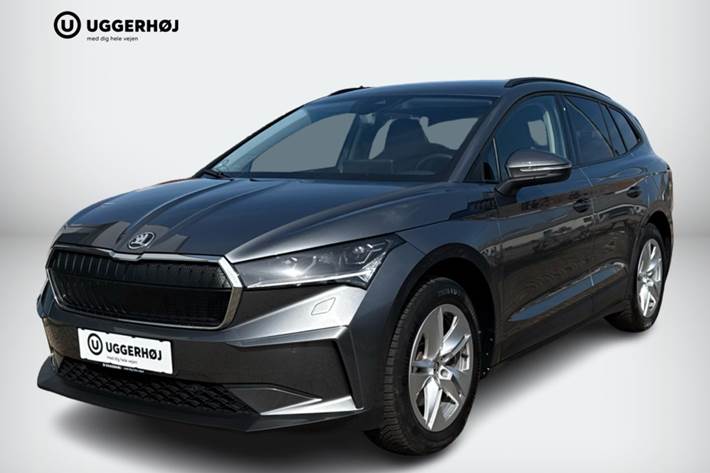 Grå Skoda Enyaq fra 2024