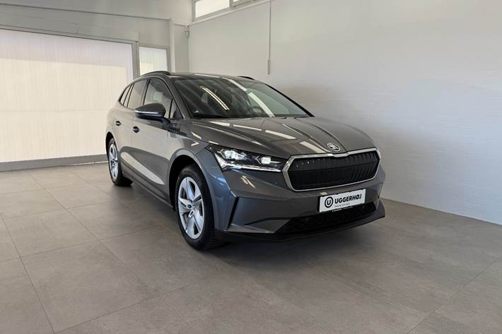 Grå Skoda Enyaq fra 2024