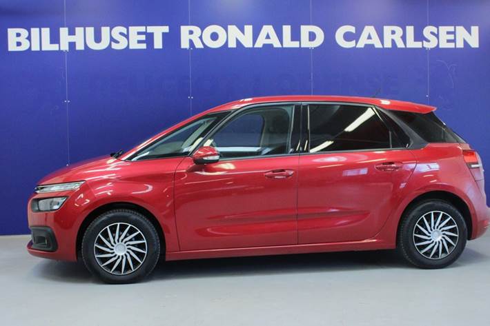 Rød Citroën C4 Picasso fra 2017