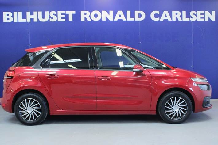 Rød Citroën C4 Picasso fra 2017