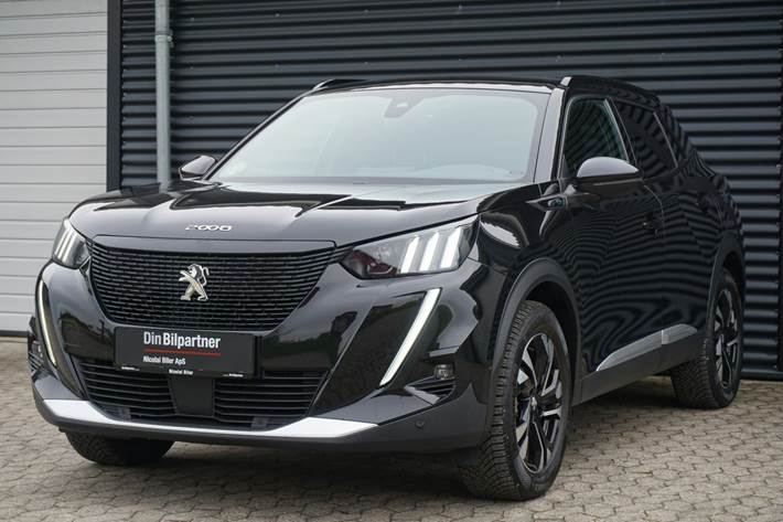 Sort Peugeot e-2008 fra 2021
