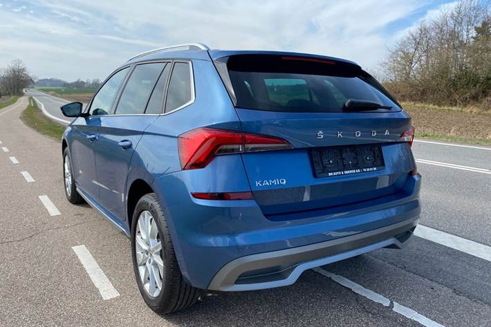 Blå Skoda Kamiq fra 2020