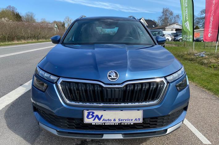 Blå Skoda Kamiq fra 2020