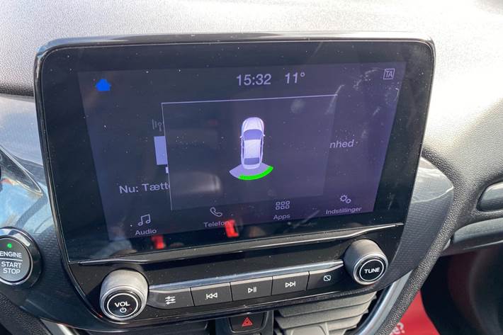 Grå Ford Fiesta fra 2021