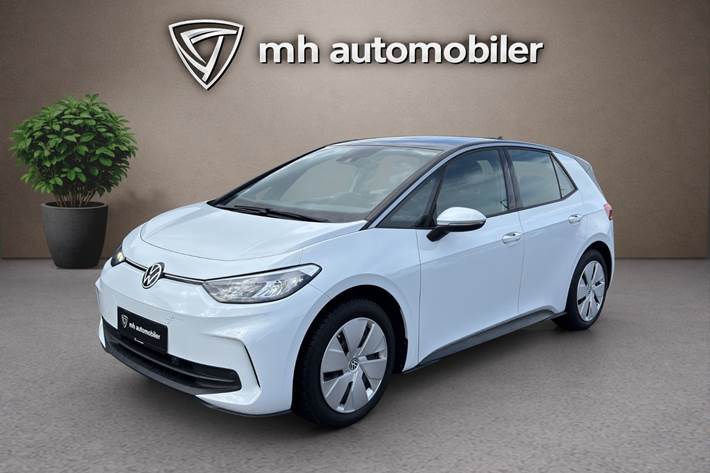 Hvid VW ID.3 fra 2024 set udefra