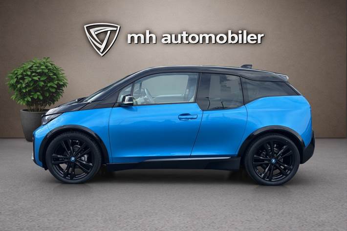 Blå BMW i3s fra 2018